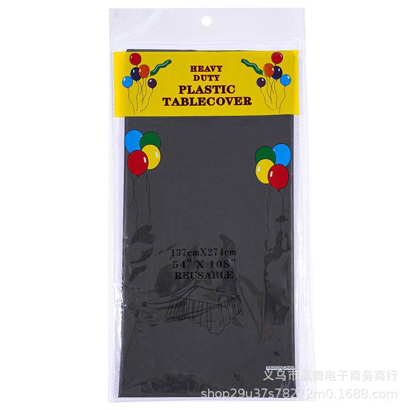 Popular Solid Color Tablecloth Restaurant Tablecloth Disposable Party Table Tablecloth Party Decoration Supplies Disposable Tablecloth
