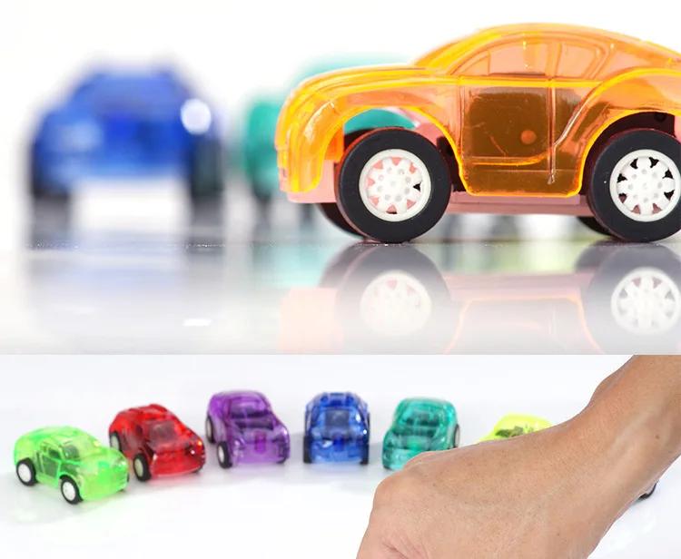 Transparent Mini Toy Pull-back Car 5 Pieces