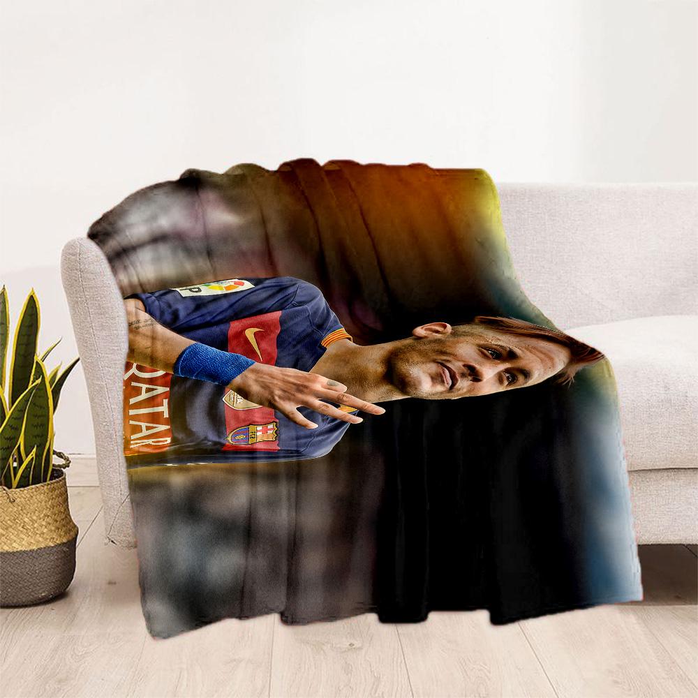 Brazilian Footballer Hairstyle Blanket Soft Warm Cozy Great for Bedding Picnics Couch All-Season Use Warmthful Decor