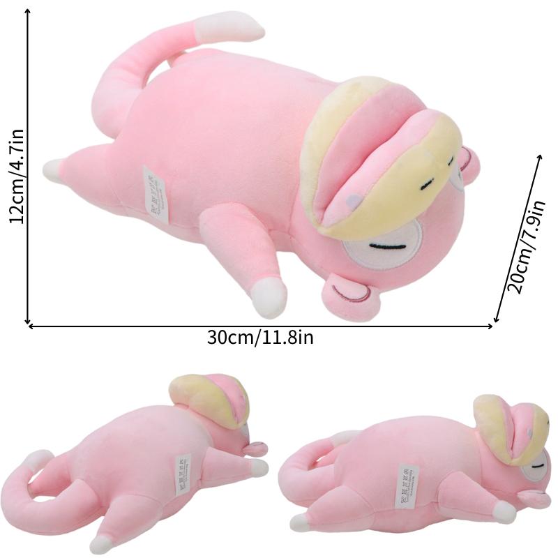 Kawaii Pokemon Sleep Cubone Slowpoke Chikorita Psyduck Lucario Piplup плюшевые игрушки-подушки Lapras Furret Dragonair Mew Peluche Doll