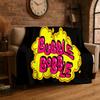 Ретро Мультяшная Игра Bubble Bobble Фланелевое Одеяло Мягкое Теплое Плед для Спальни Гостиной Кровати Поездки Кемпинга Пикника Подарок