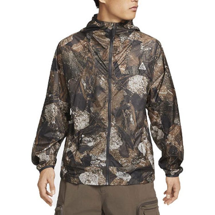 Мужская повседневная худи Nike ACG Rock с полным принтом SS22, цвет Rock Gray DV6648-004