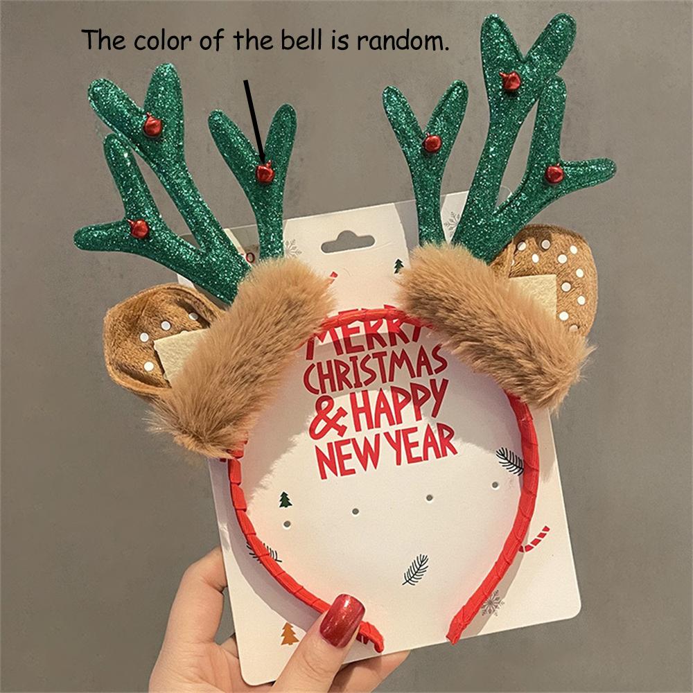 1 шт. Рождественский головной убор Ободки с рогами Праздничные украшения Ободки и аксессуары для волос