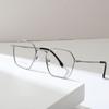 Оправа очков из полутитана для женщин, простая оправа и тонкий тренд, большая оправа, высококачественная мужская оправа для очков