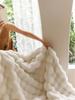 French Light Luxury Imitation Rabbit Fur Thickened Warm Cover Blanket Milk Velvet Tuscany Blanket