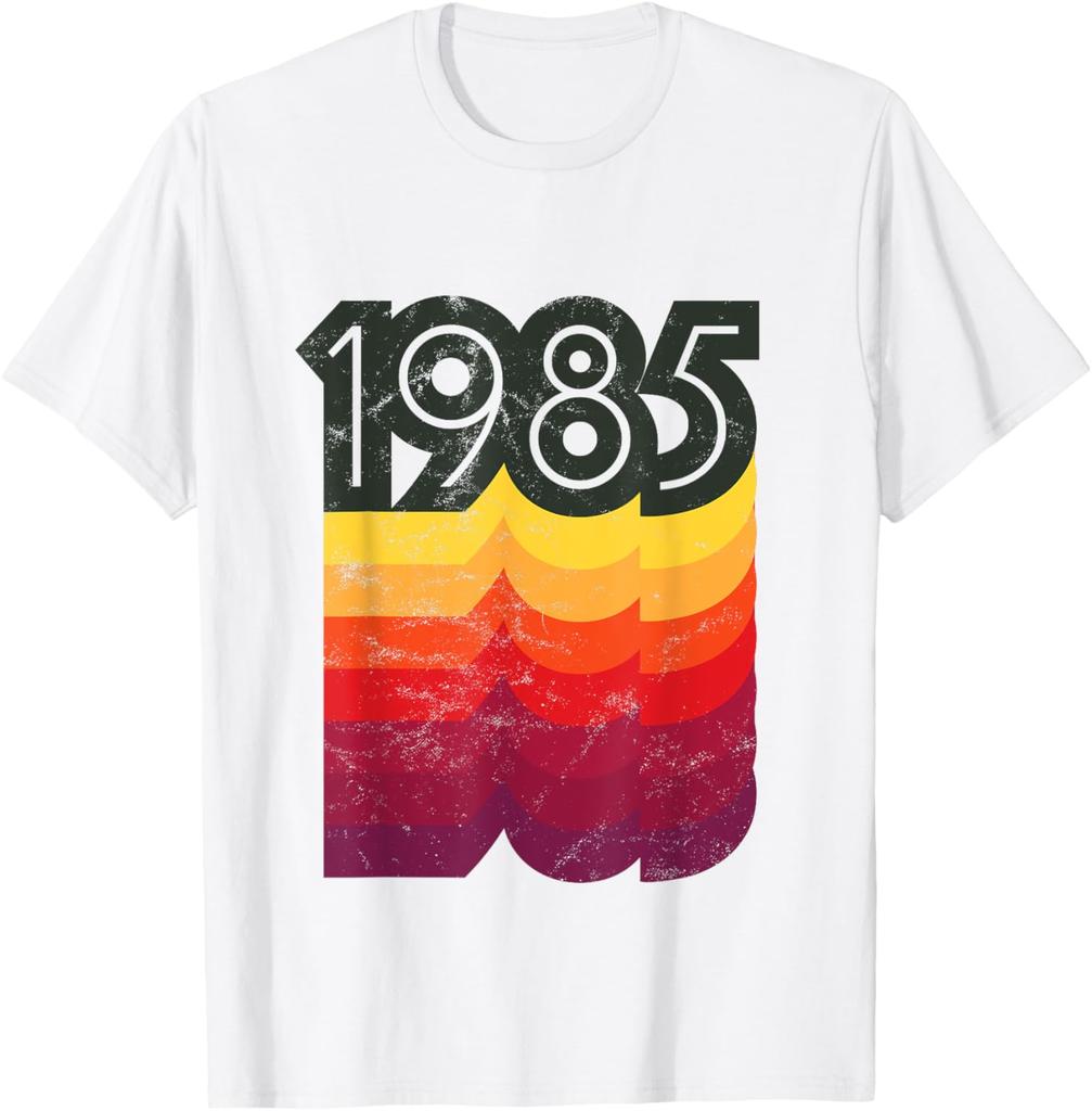 40 Year Old Vintage 1985 Sunflower 40th Birthday Girl Women T-Shirt Print Original Design Gifts T Shirts Camisas Streetwear