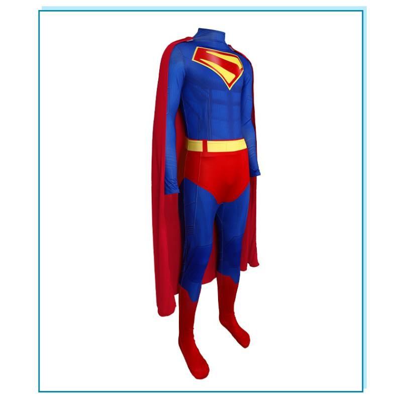 Superman Cosplay Costume With Polyester Material For Cosplay Events And Themed Parties