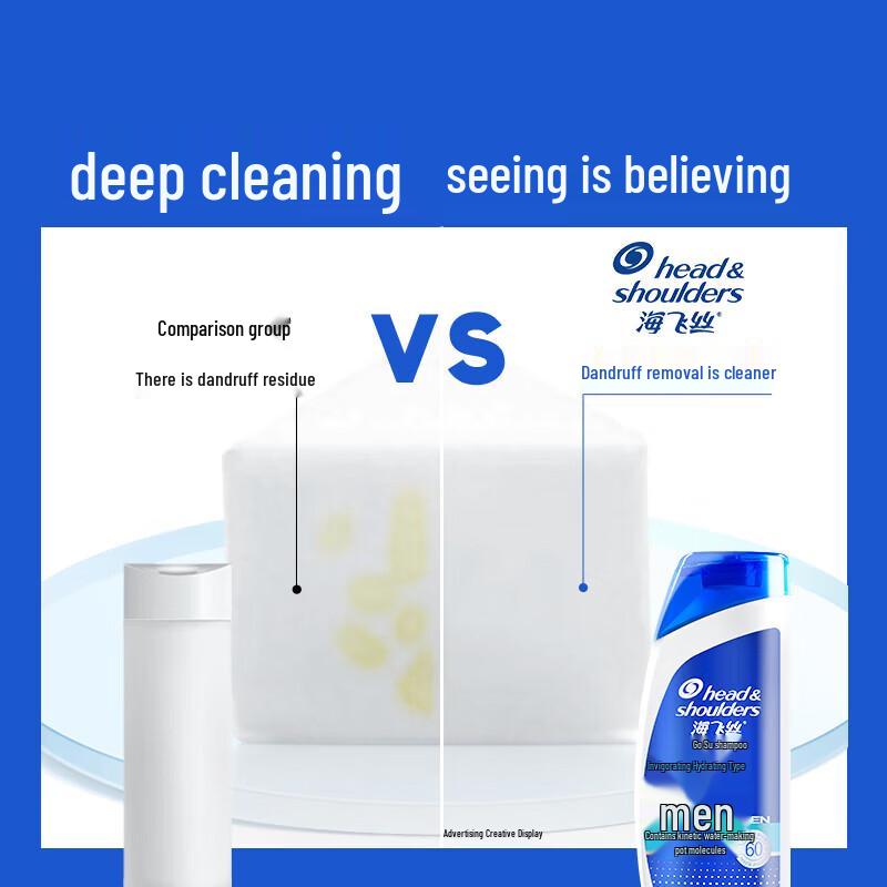 Head & Shoulders Мужской шампунь против перхоти, Увлажняющий