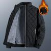Men's Winter Thick Coat Men's Velvet Jacket with Cotton Jacket for Warmth and Casual Wear