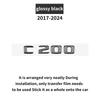 3D ABS Letters Sticker C200 C300 C43 C63S Car Badge for Mercedes-Benz C CLASS W205 W206 W204 S205 C205 Tail Emblem Logo NY2 
