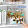 Turntable Organization Multifunctional Easily Organize Condiments Organizer For Bathroom Cabinet Fridge Vanity Cosmetics