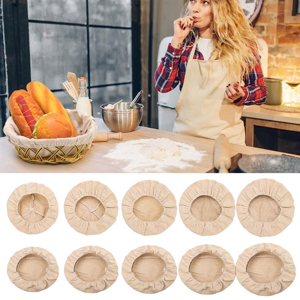 Wicker Fermentation Sourdough Basket Dougn Rattan Bread Proofing Baskets Bread Basket Cloth Liner