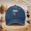 A MenS Baseball Cap Featuring a HeartShaped Wing And Flame Graffiti Design from DUKE This Stylish And Casual Hat Is Adjustabl