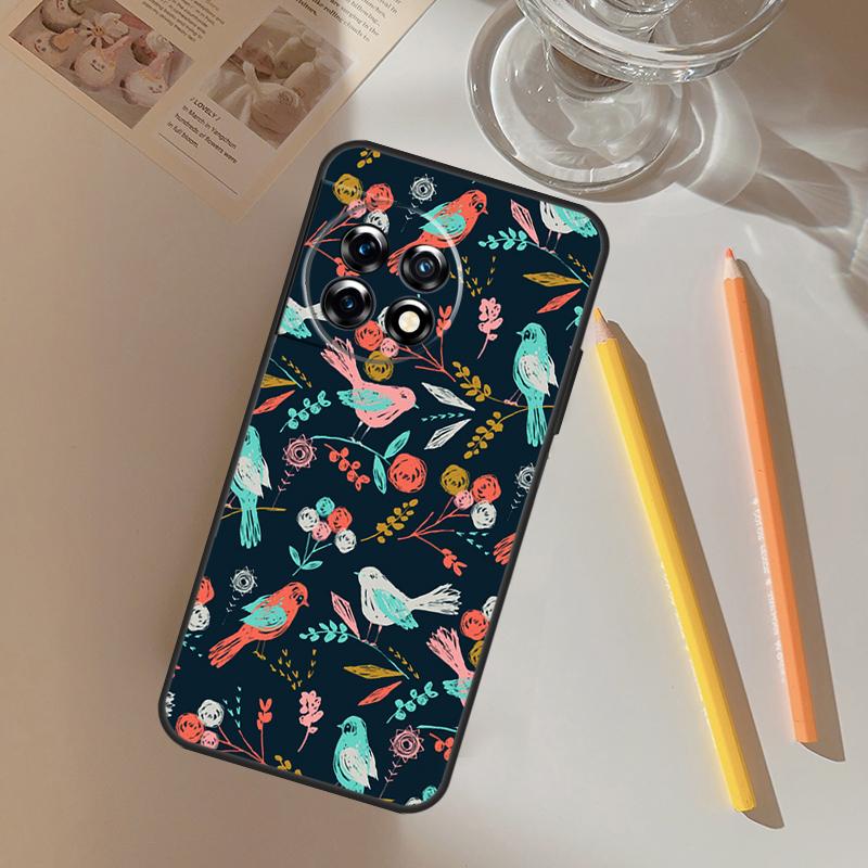 Birds Flock Funda For OnePlus 12 12R 13 R 11 9 10 Pro 8T 9RT 10T OnePlus Nord 4 CE 2 3 Lite N20 N30 Case