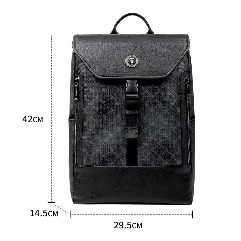 Men's Genuine Leather Backpack Men's Fashion Men's Bag Premium Sense Large Capacity Computer Bag Lightweight Trend Backpack