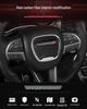 Комплект для обновления интерьера из углеволокна для Dodge Challenger - Рулевое колесо, Дверь, Консоль, Наклейки на фары