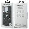 Karl Lagerfeld IML Choupette Head Logo MagSafe Case for iPhone 16 Pro Black
