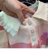 2025 Trendy Girls' Striped Polo Summer Dress - Short-Sleeve Fashion