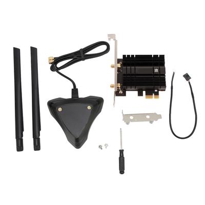 WiFi 6E PCIE WiFi адаптер 2.4GHz 5.8GHz 6GHz трехдиапазонная 5400Mbps PCIE Wifi карта BT5.2 с 6dBi
