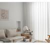 Устойчивые к царапинам занавески для балкона Phantom Light Luxury White - полупрозрачные и утолщенные для спален и эркеров
