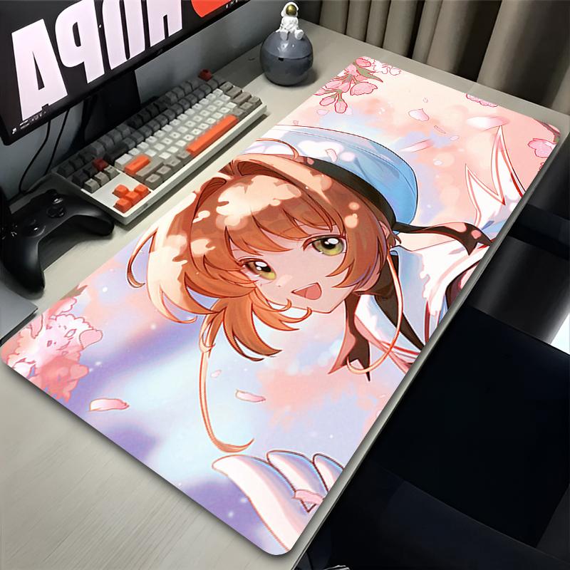 C Card Captor Sakura Электронный Игровой Компьютерный Коврик для Мыши Игровая Машина Ковер Коврик для Клавиатуры Защита Рабочего Стола Мультяшный Коврик для Мыши