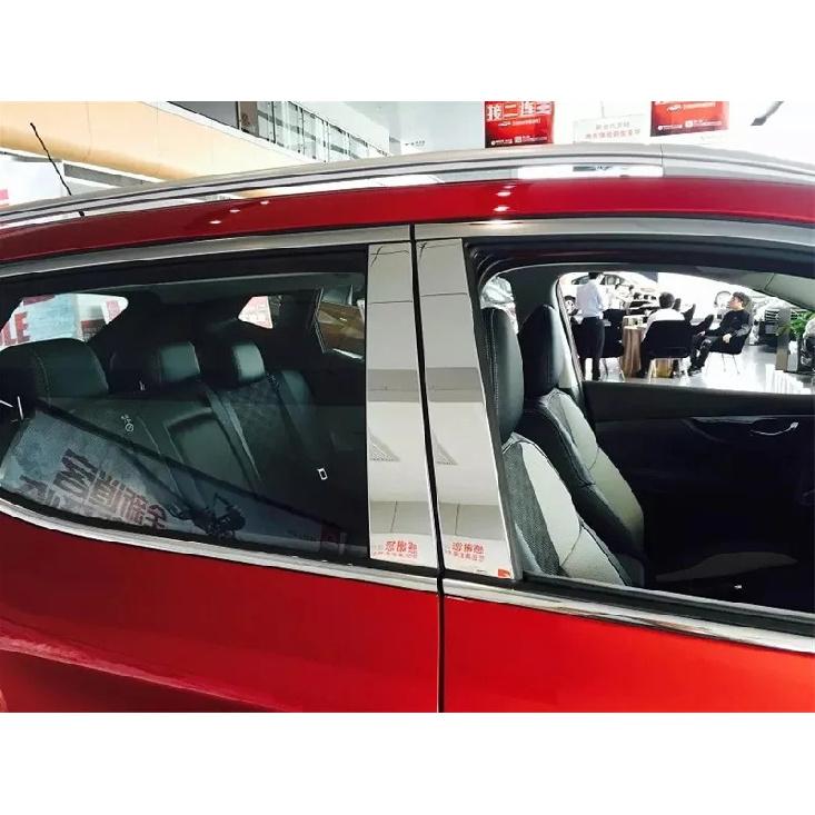 Для Nissan Qashqai J11 J12 2014 2015 2016 - 2024 Накладки-полоски на стойки кузова B C, Наклейка, Аксессуары для стайлинга автомобиля
