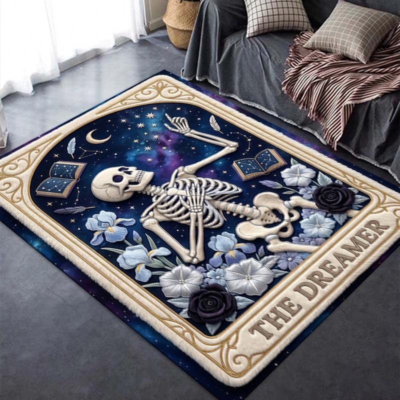 2025 New Skull Dreamer Carpet Rug for Living Room Bedroom Home Sofa Decoration,Kids play Non-slip Floor Mat