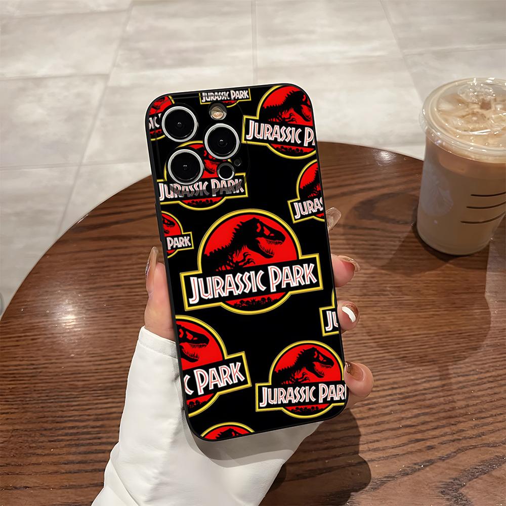 J-Jurassic Park Dinosaur World Phone Case For 17 Pro Max Iphone 14 Pro Max 12 16 15 13 Pro 11 Xr X Xs 8 7 Plus Back Cover
