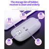 Мышь Plug and Play Портативный Бесшумный Перезаряжаемый Освещенный Беспроводной Офисный Компьютер Ноутбук
