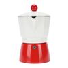 Italian Coffee Maker 150ml 3 Cups Aluminum Single Valve Portable Stovetop Coffee Maker Pot for Cuban Cafe Home Brewing