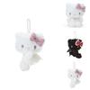 Charming Sanrio Demon Angel Kt Plush Doll Keychain Adorable Design Ideal For Young Girls