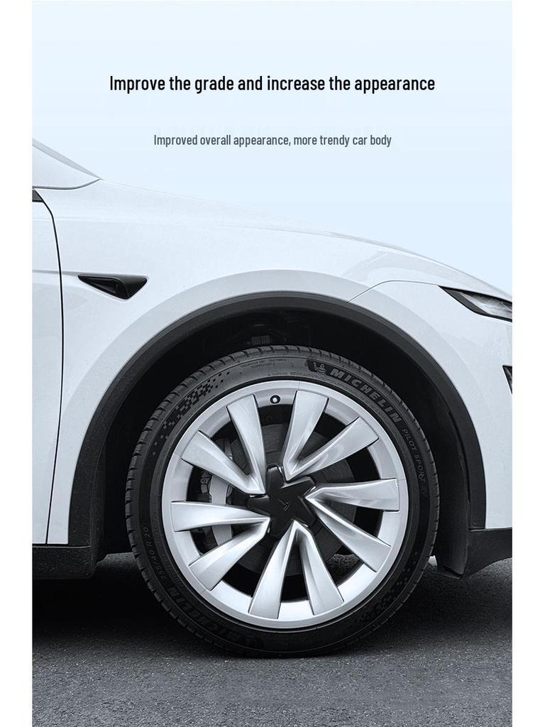 Compatible Tesla Model Y 20” Split Wheel Hub Protector - Anti-Scratch Cover