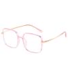 0 -1.0 -1.5 -2.0 -2.5 -3.0 -4.0 -5.0 -6.0 -7 Radiation Protection Square Eyewear Women Metal Legs Spectacles Men Optical Glasses