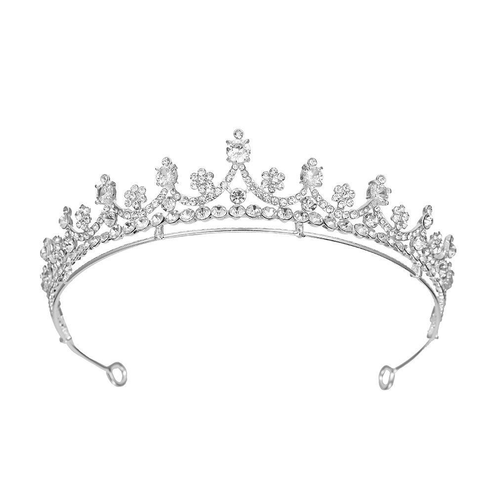 Роскошная циркониевая повязка на голову: Корона для невесты, дня рождения и взрослого подарка – элегантный, универсальный головной убор и аксессуар для волос