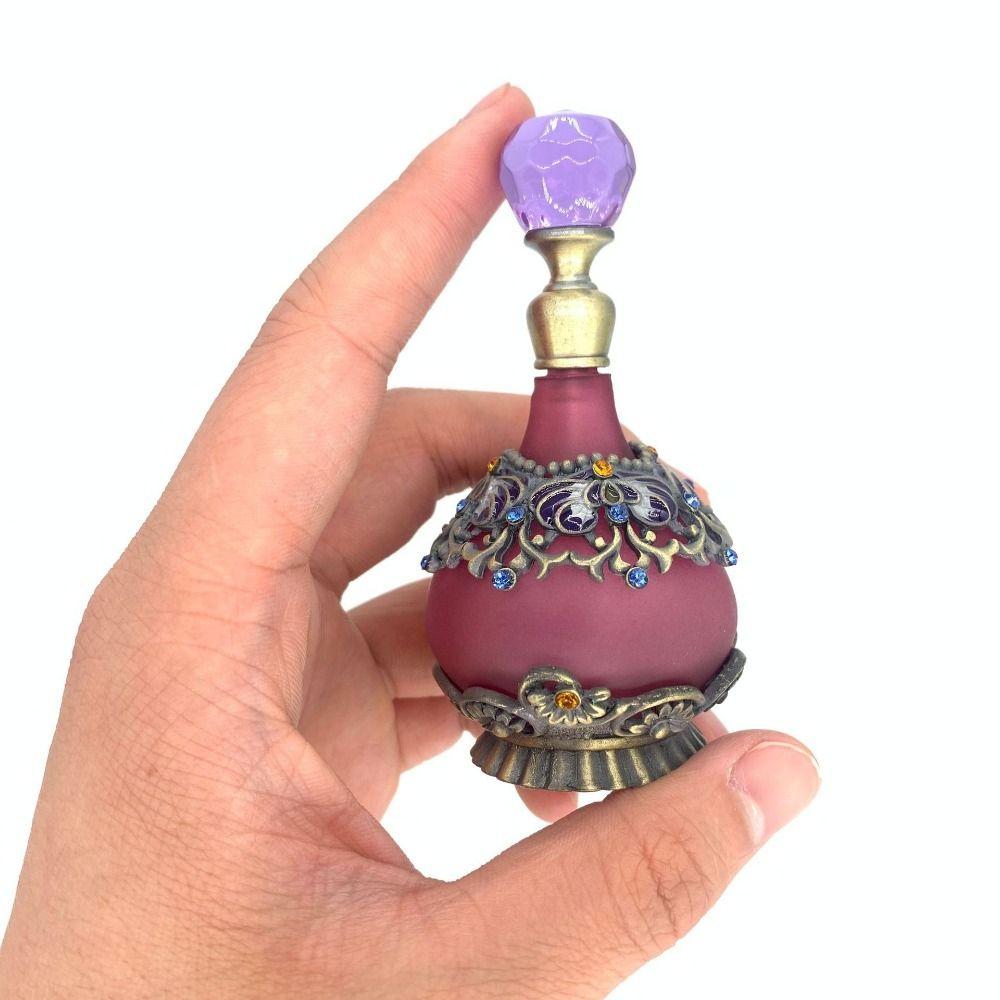 Винтажный пустой флакон духов, многоразовый пустой стеклянный сосуд, стеклянные флаконы для капельницы масла, декор для спальни