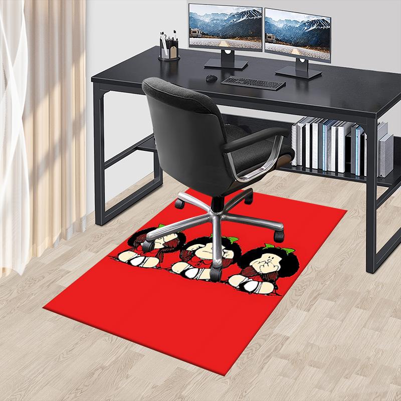 1pc Mafaldas Adventures Comics Carpet for Playroom Bedroom Living Room Sofa Home Decor,kids Game Area Rug Non-slip Floor Mat Y73029