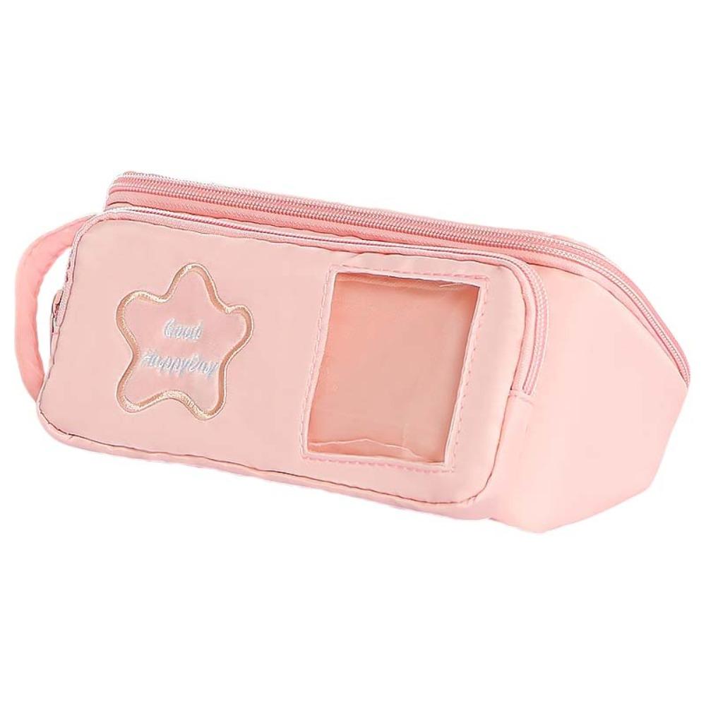 Handheld Korean Pencil Case Multilayer Ins Pencil Pouch Y2K Star Stationery Bag School