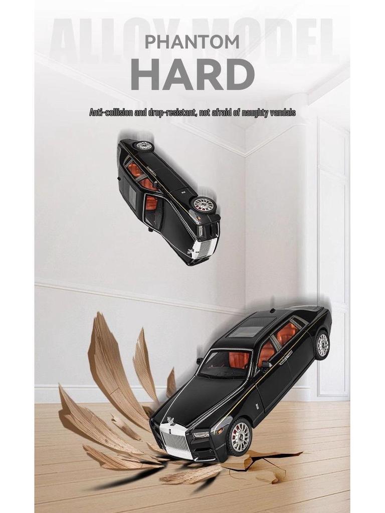 1:Модель автомобиля Rolls-Royce Phantom из сплава в масштабе 1:18 - Предмет коллекционирования и декоративный элемент