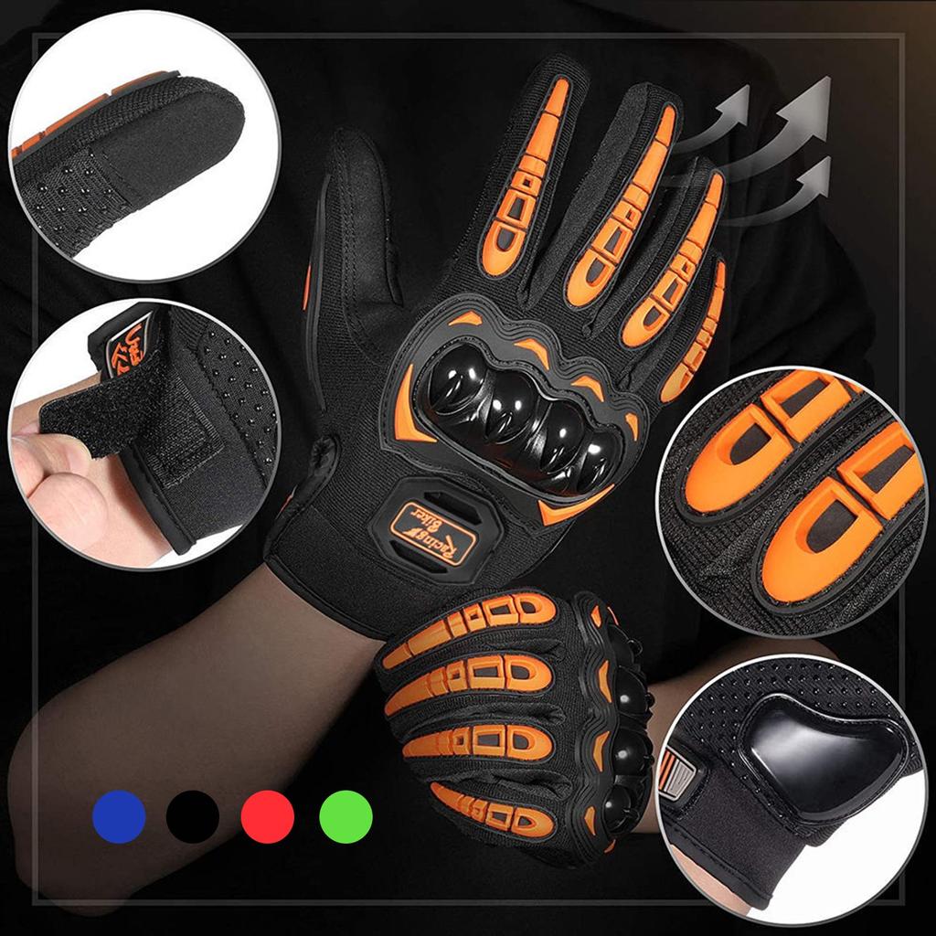 Motorcycle, Rider Gloves,Color Matching Protective Off-road Motorcycle Gloves