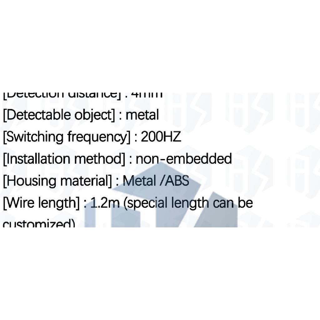 1pcs LJ12A3-4-Z/BX & LJ12A3-4-Z/BY Inductive Proximity Sensor: NPN Output, DC 6-36V – Compatible for Arduino