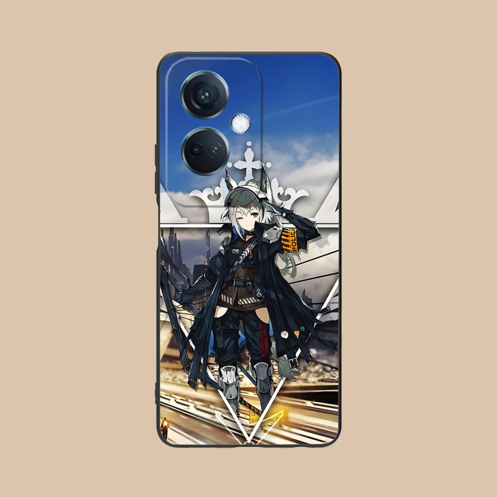 Arknights Grani Матовый ТПУ Чехол для Мобильного Телефона для OPPO Reno 14 13 12 11 10 9 8 7 6 5 F T Pro 5G Цветной Печатный Чехол