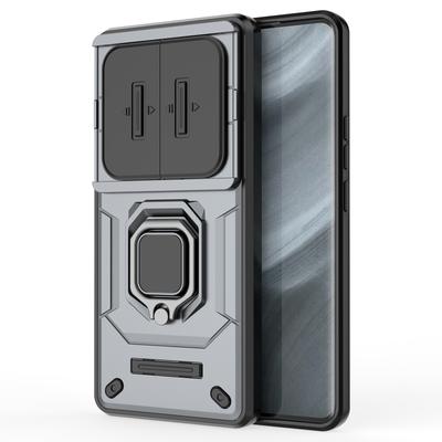 Чехол для Realme 12 Pro 5G/12 Pro+ 5G, корпус телефона из ПК+ТПУ со сдвижной крышкой для камеры