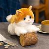 Новые милые игрушки-подушки из плюша в виде кошек, мягкие набивные, 5 цветов, котята, реалистичные животные, подарок для детей, девочек, мальчиков, на День святого Валентина