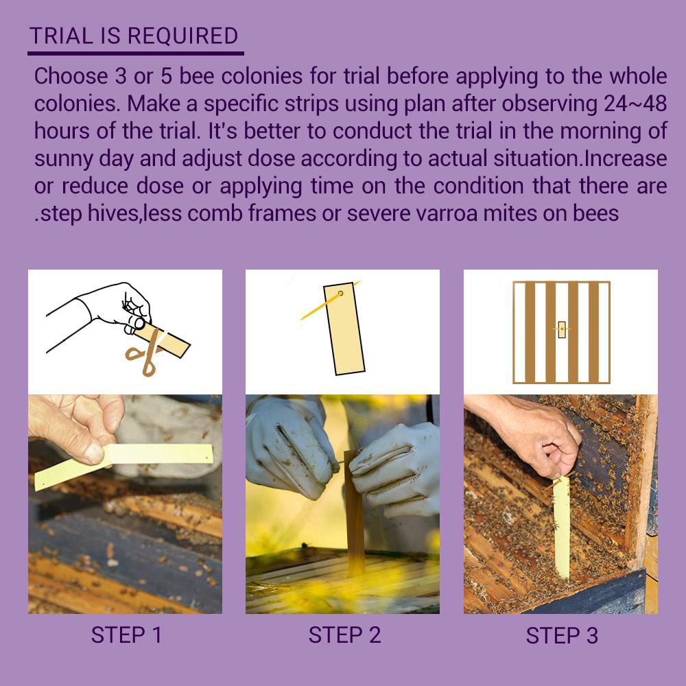 Apibuzz APIFLUVA-PRO Полоски Варроа - Товары для пчеловодства и аксессуары для пчел - Оборудование для пчеловодства