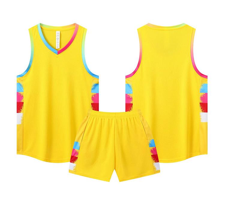 New Basketball Jersey Set, Game Jersey, Boys' Children'S Primary School Students' Training Jersey, Sports Vest, Women'S