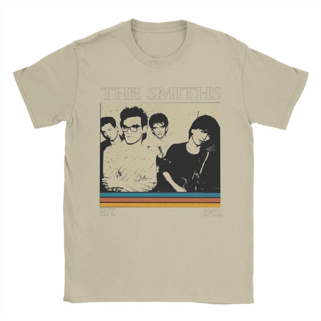 Крутая мужская футболка The Smiths Morrissey с круглым воротником, из чистого хлопка, с коротким рукавом и графическим принтом.