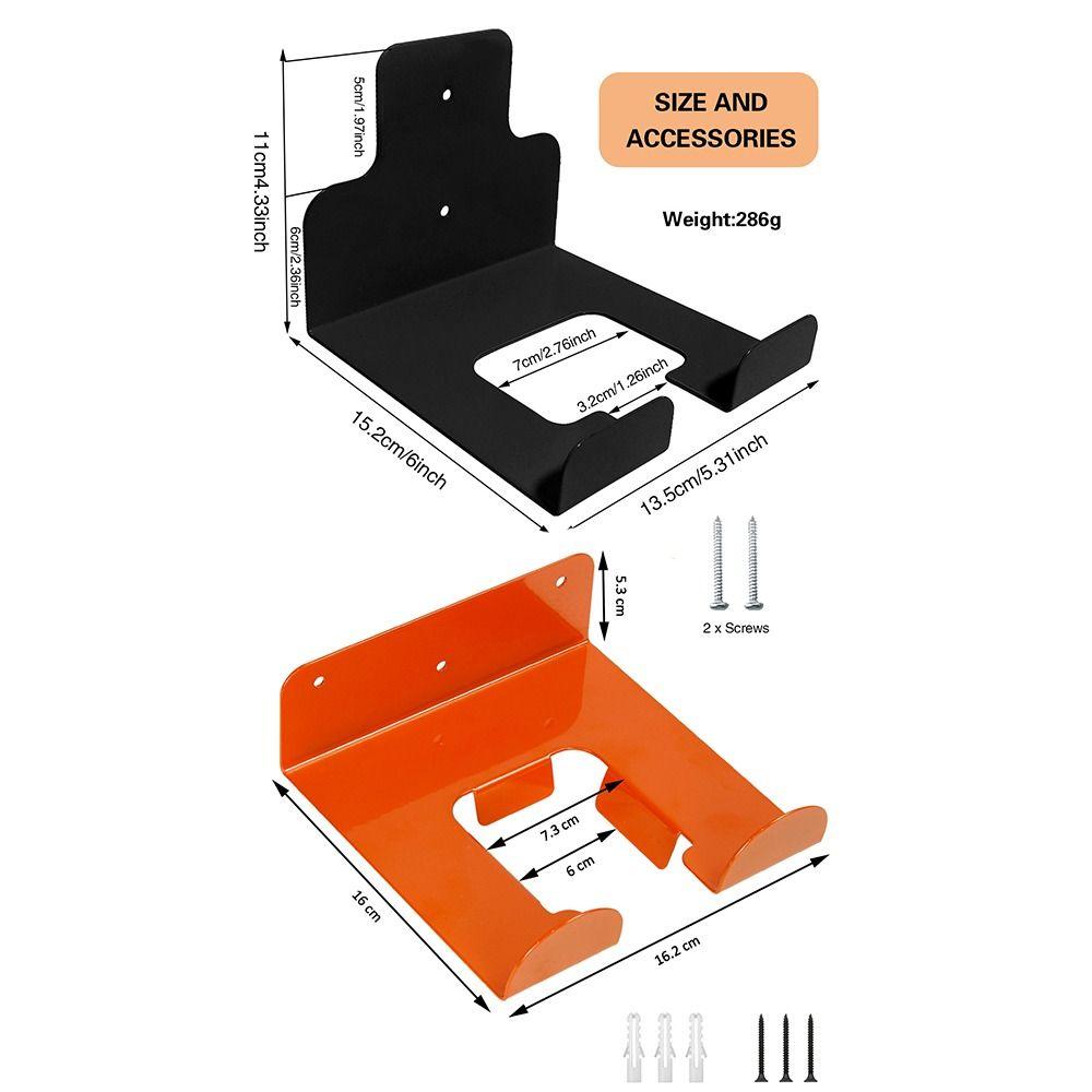 1Pcs Wall Mounted Weed Whackers Holder Heavy-Duty Adjustable Garden Grass Trimmer Rack Iron Save Space Garden Tool Holder