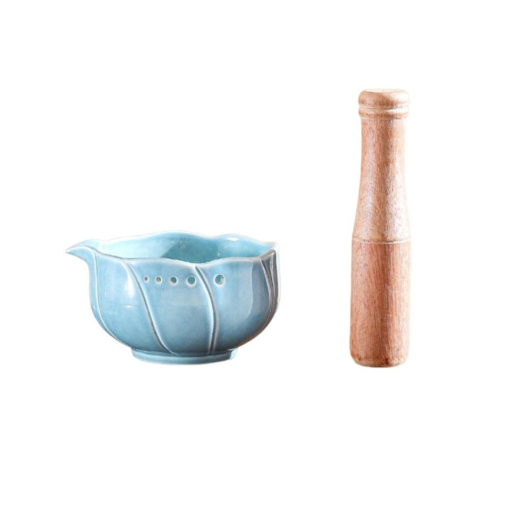 Multi-Purpose Design Food Grinder Tool Ceramic Material Garlic Grinding Bowl  Home Cooking