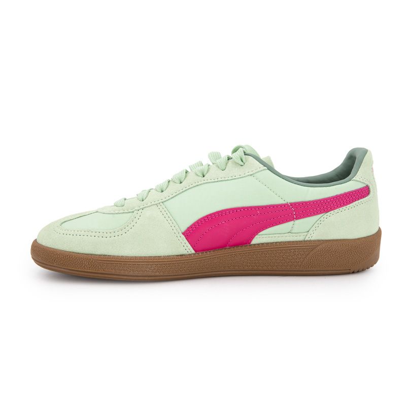 PUMA Palermo Light Green Leather Sneakers