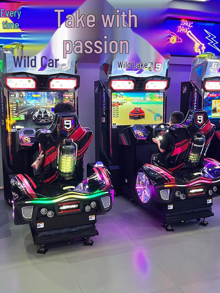 Arcade Motorcycle Racing Coin-Op Game Machine: Anime Simulator for Adults & Kids